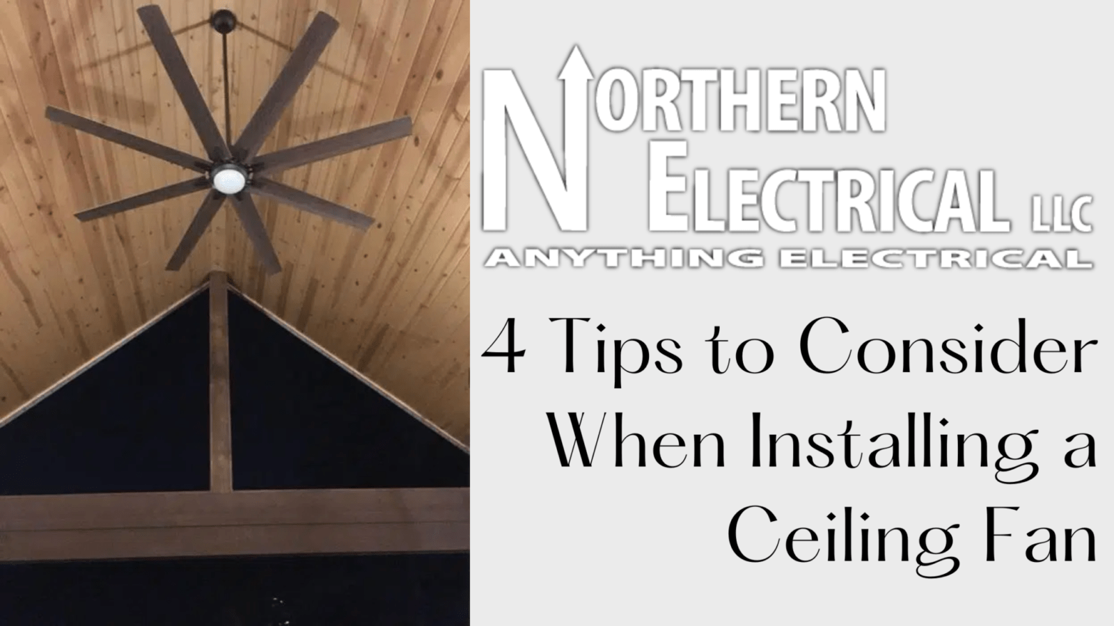 4 Tips Installing Ceiling Fan